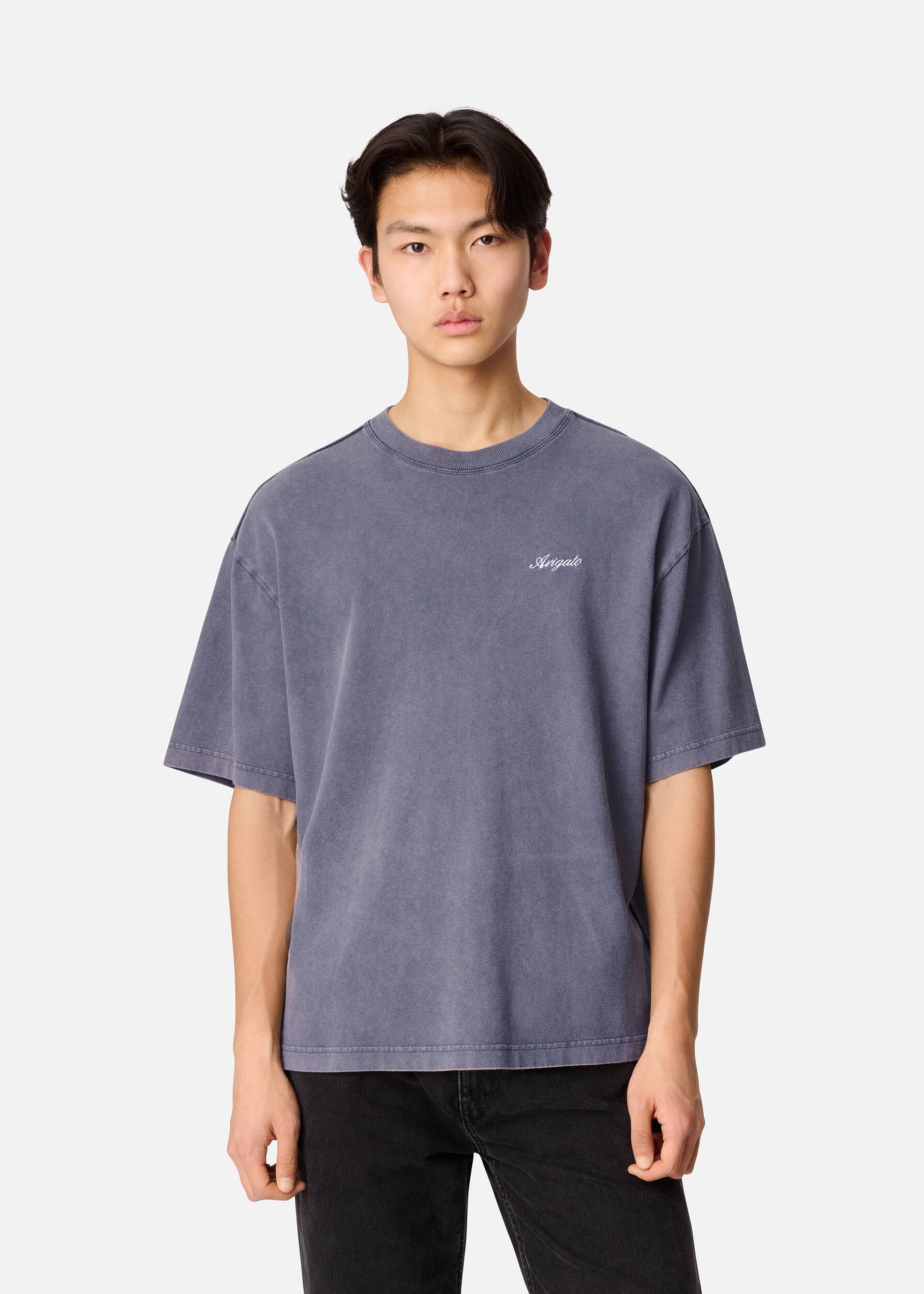 Honor Washed T-Shirt - Smoke Grey