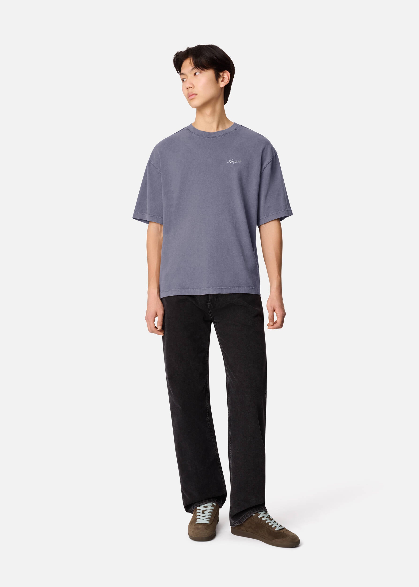 Honor Washed T-Shirt - Smoke Grey