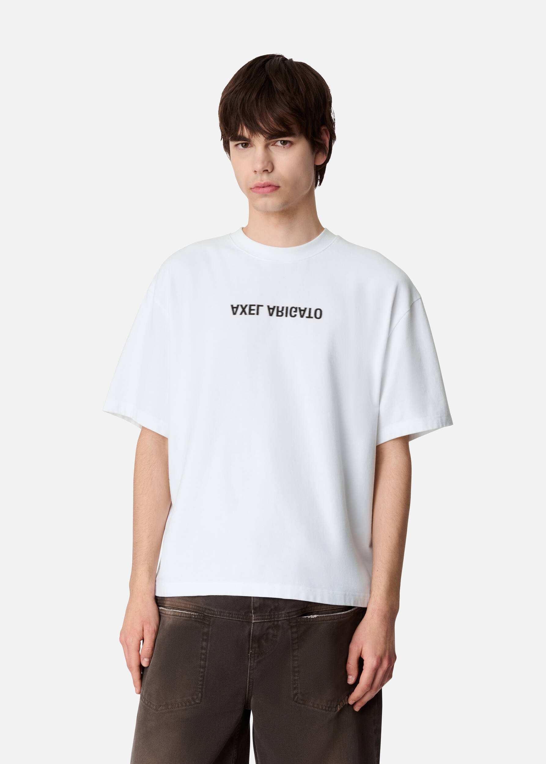 Distort Washed T-Shirt - White