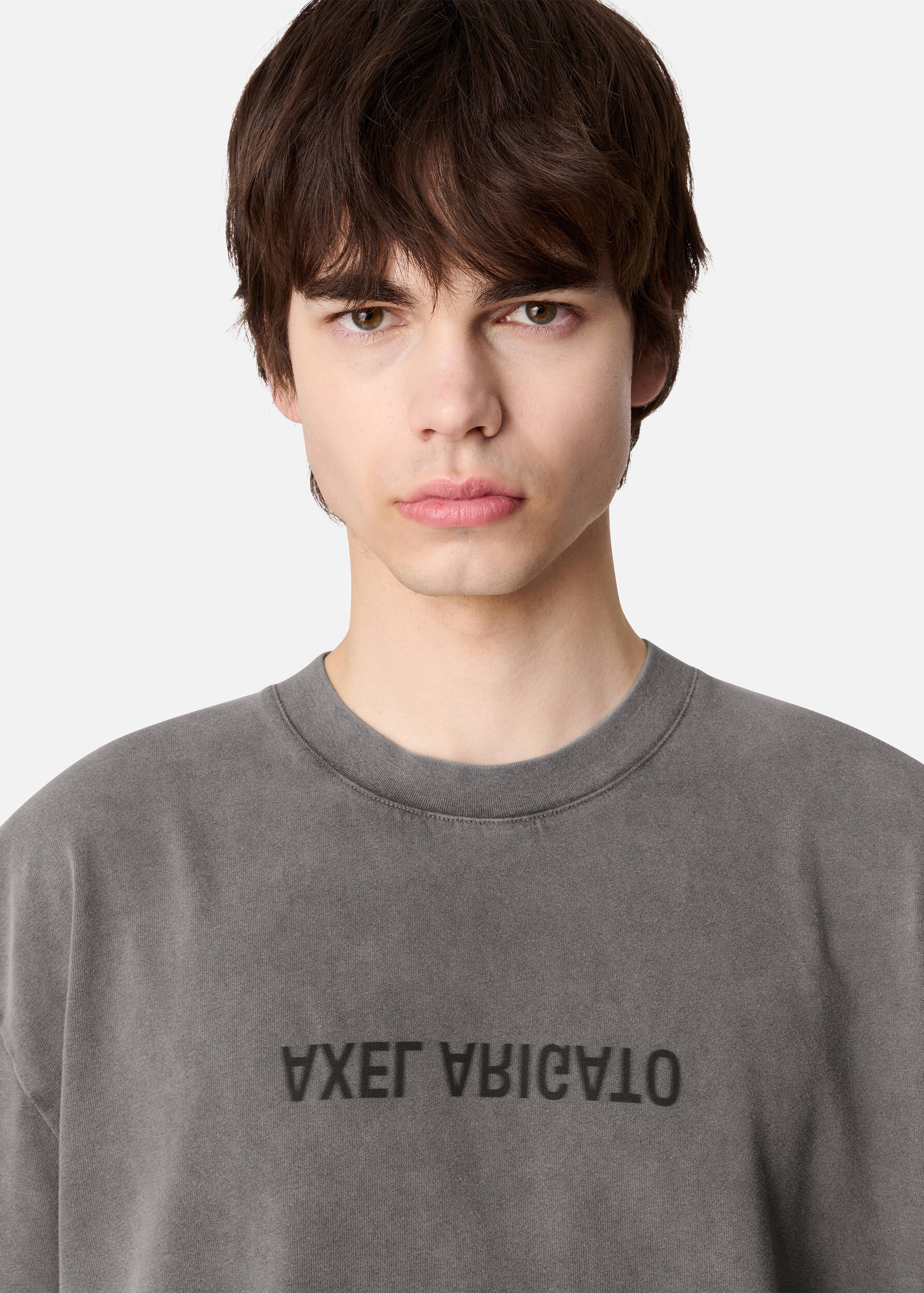 Distort Washed T-Shirt - Steel Grey