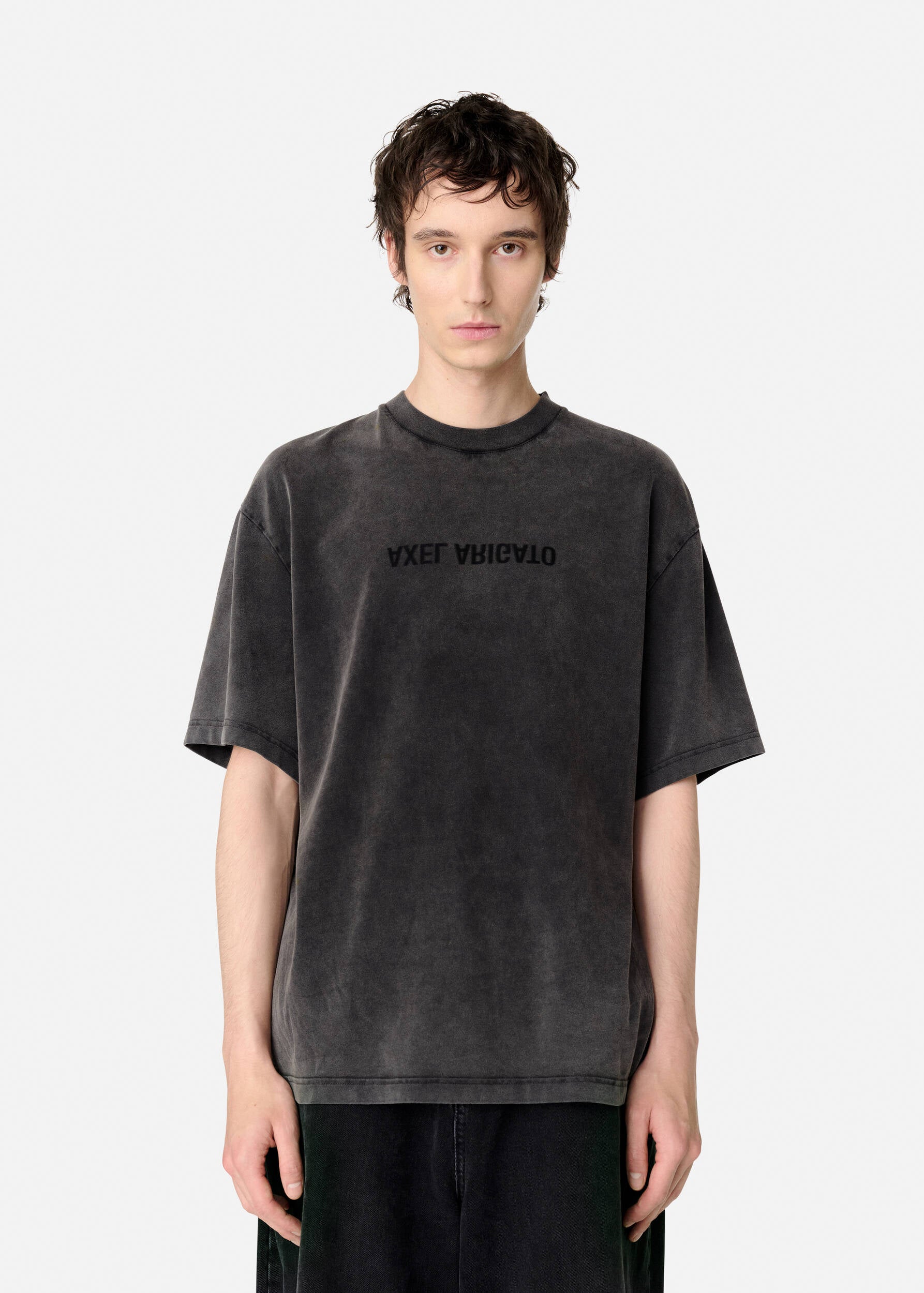 Distort Washed T-Shirt - Black