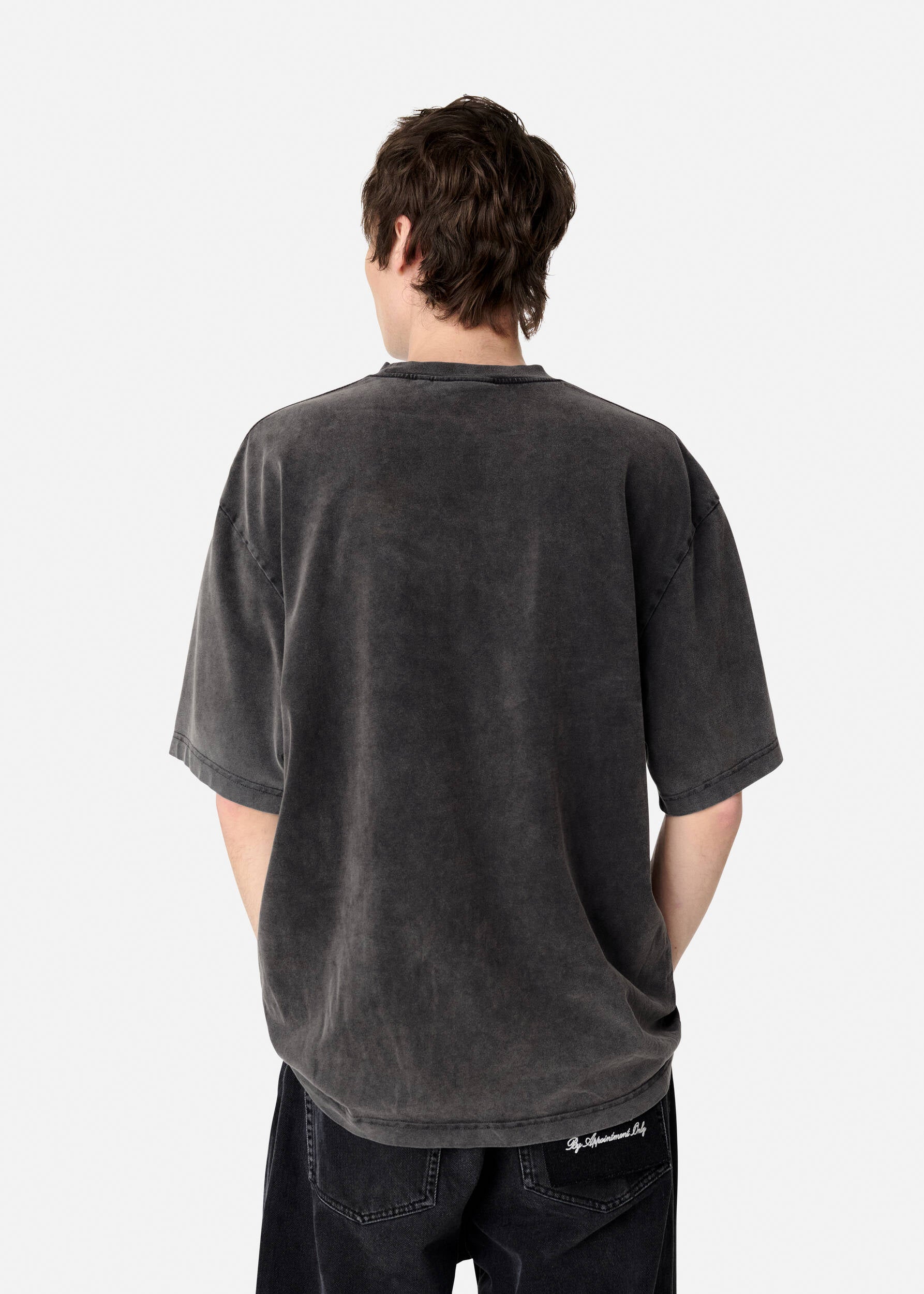 Distort Washed T-Shirt - Black