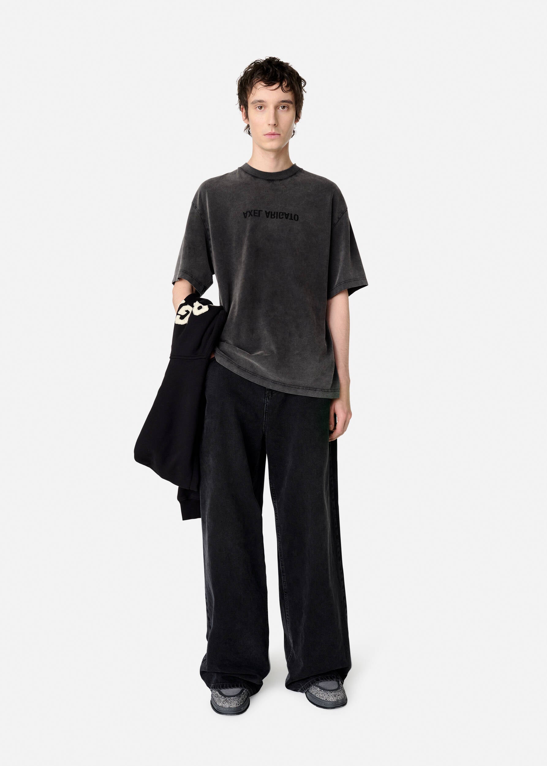 Distort Washed T-Shirt - Black