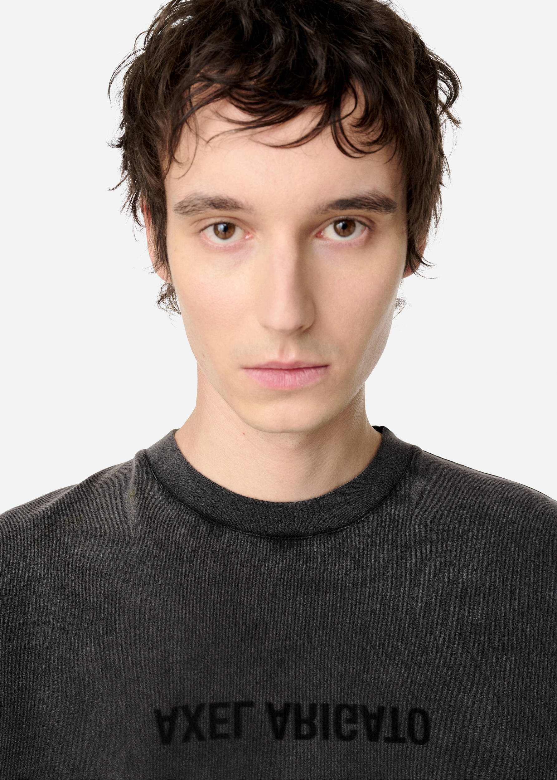 Distort Washed T-Shirt - Black