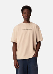 Distort Washed T-Shirt - Dark Beige