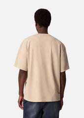 Distort Washed T-Shirt - Dark Beige