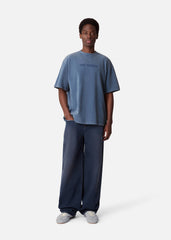 Distort Washed T-Shirt - Mid Blue