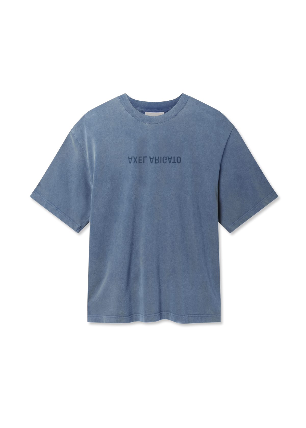 Distort Washed T-Shirt - Mid Blue