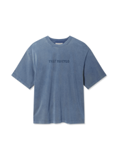 Distort Washed T-Shirt - Mid Blue
