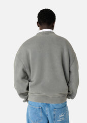Distort Washed Sweatshirt - Steel Grey