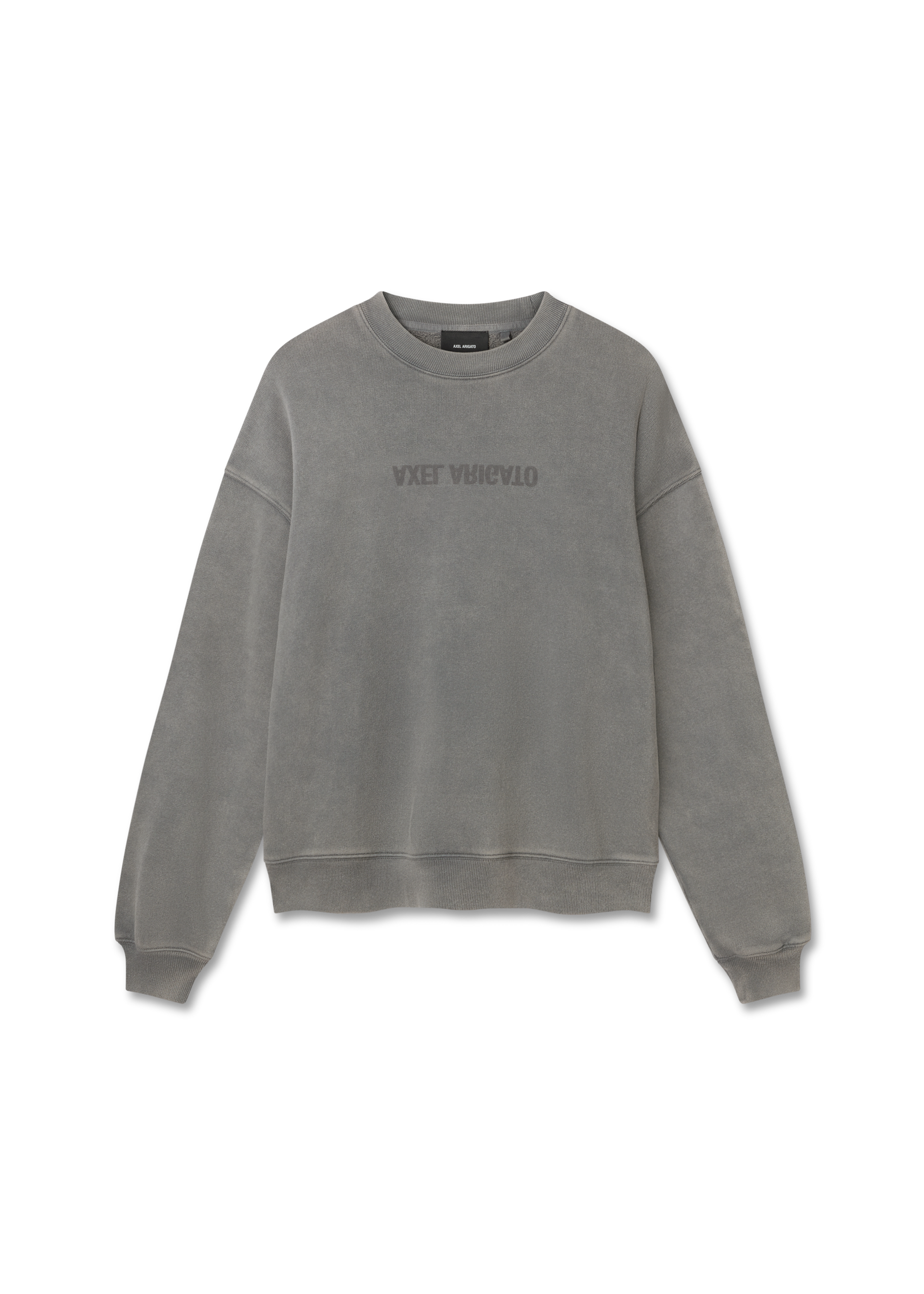 Distort Washed Sweatshirt - Steel Grey