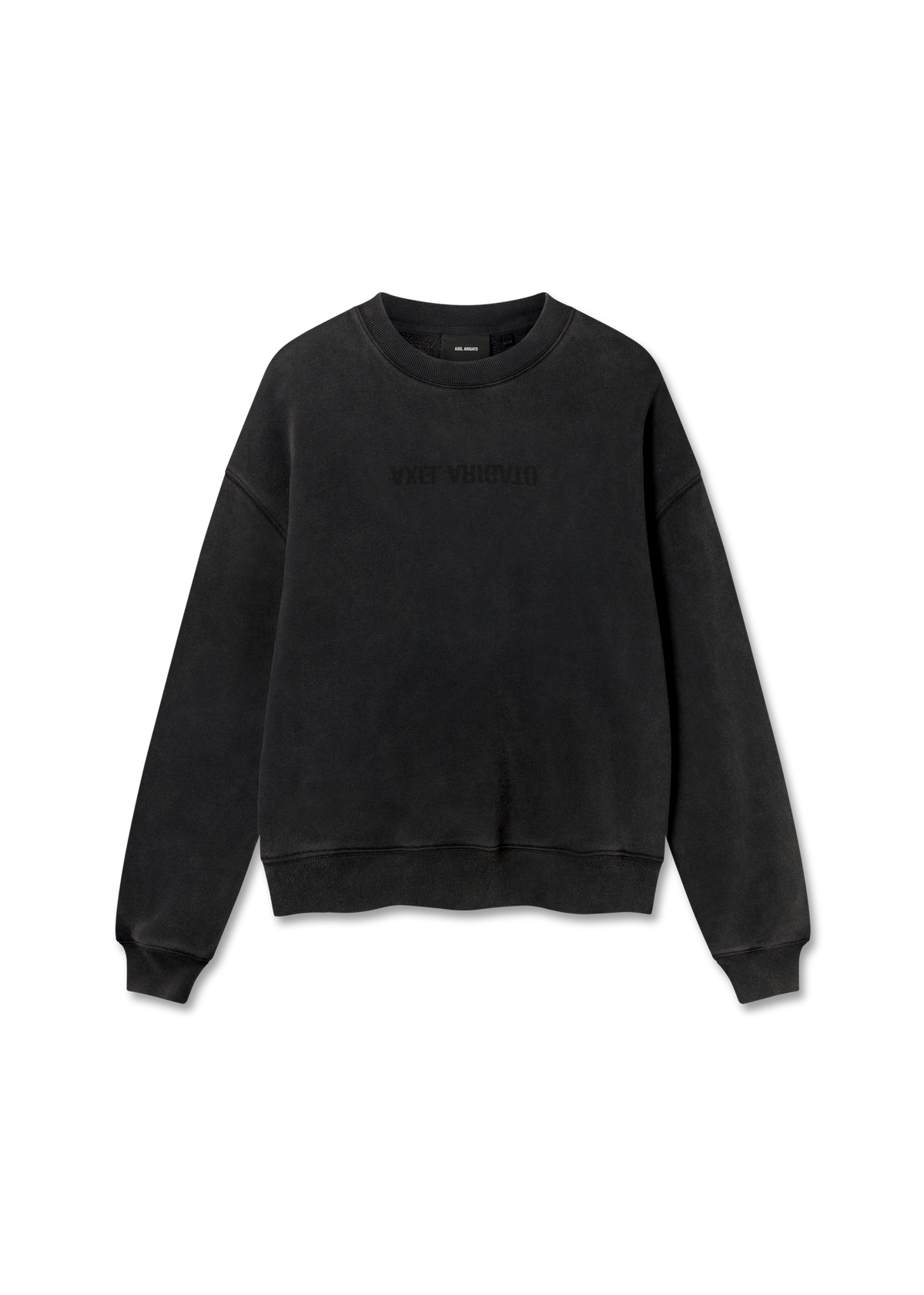 Distort Washed Sweatshirt - Black