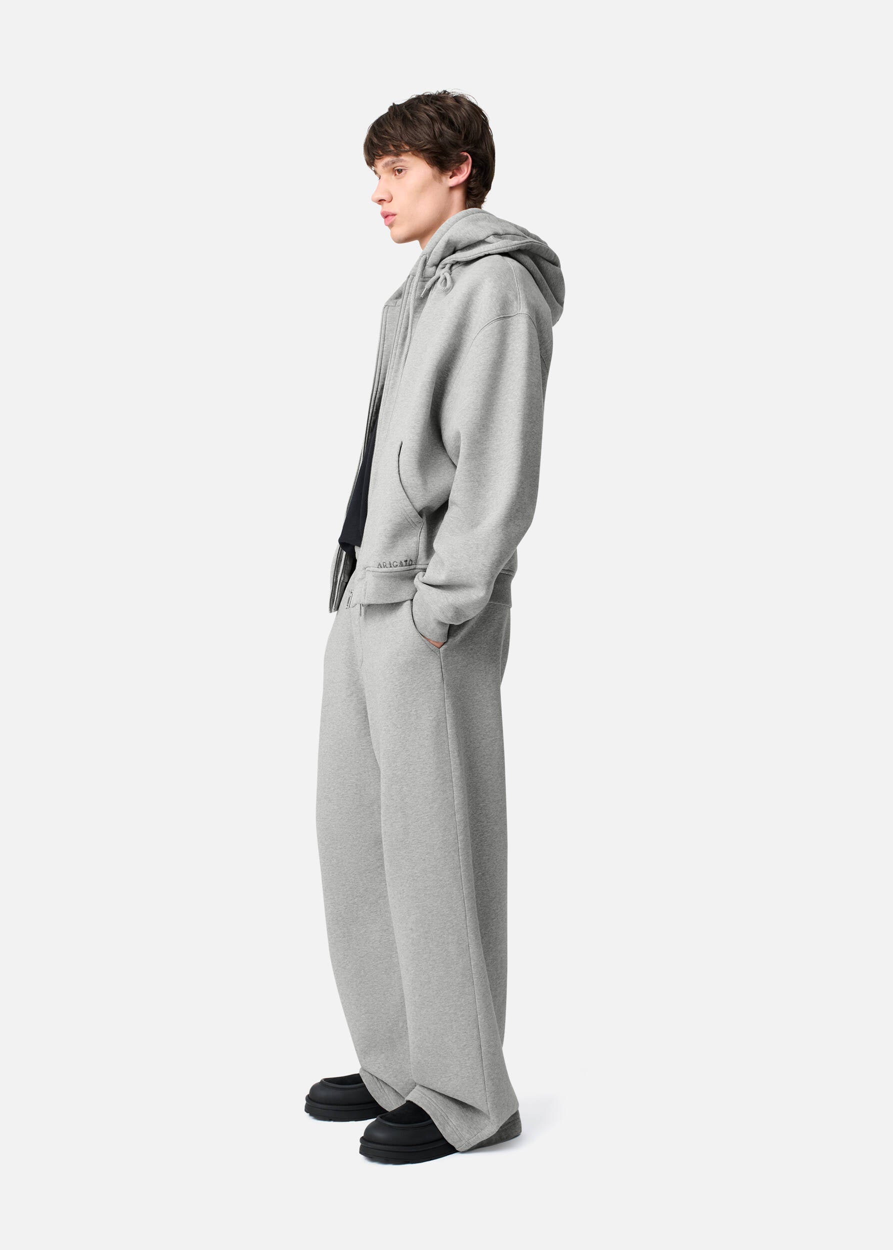 Trey Track Pants - Grey Melange