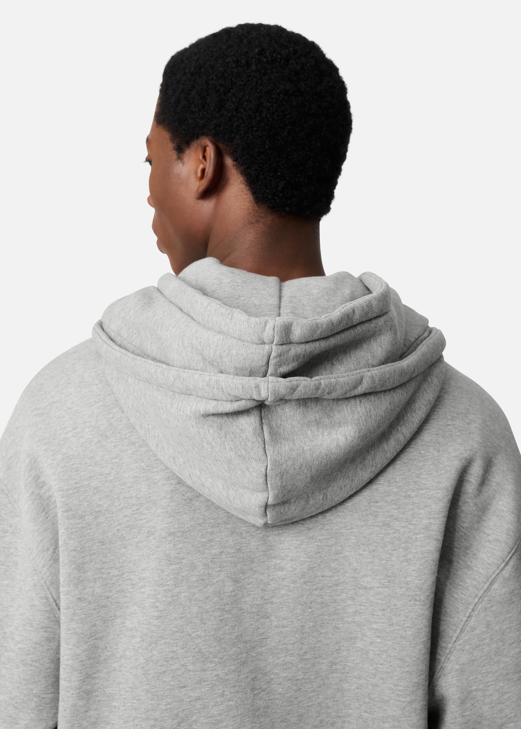 Trey Mélange Hoodie - Grey Melange