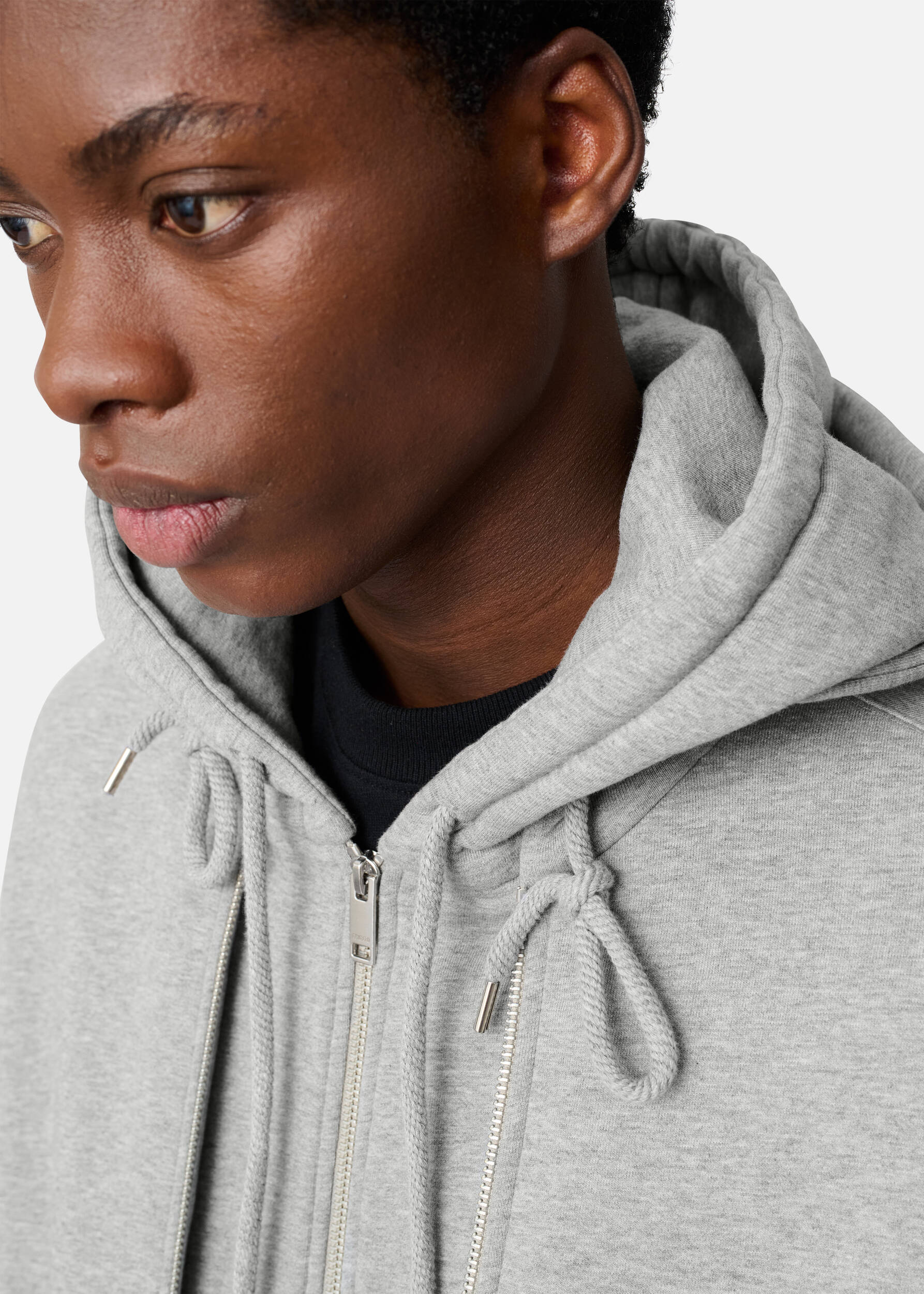 Trey Mélange Hoodie - Grey Melange