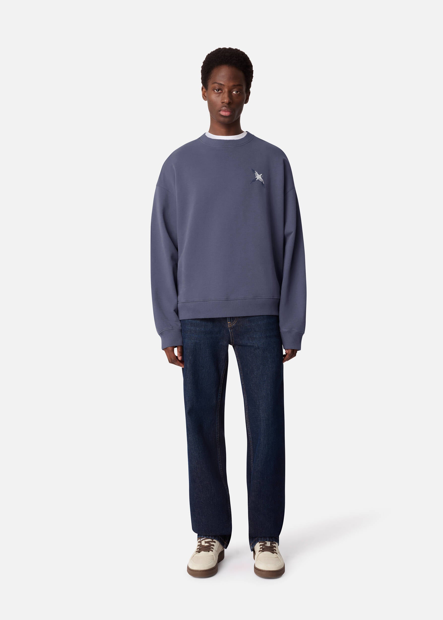 Micro Bee Bird Sweatshirt - Smoke Grey