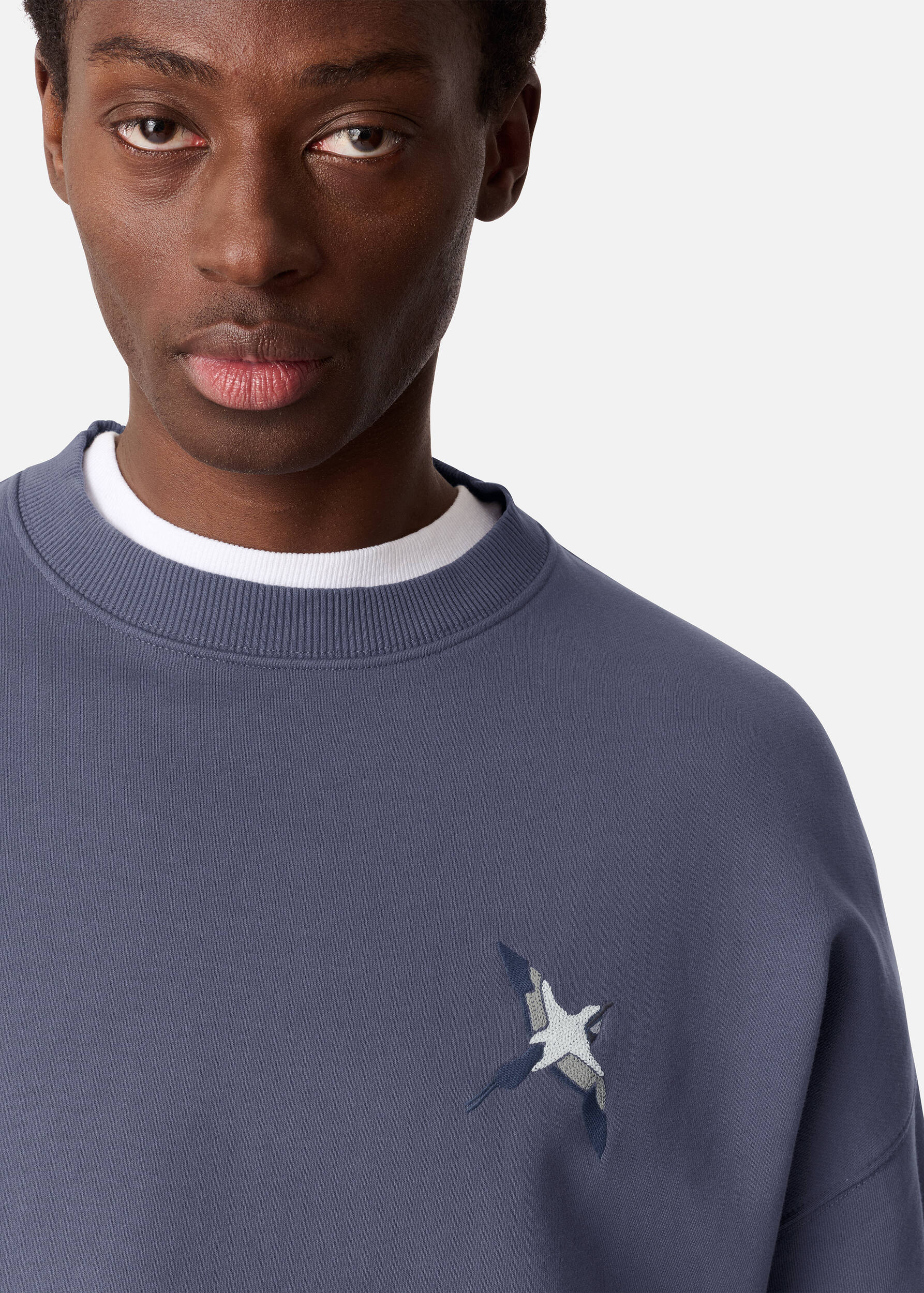 Micro Bee Bird Sweatshirt - Smoke Grey