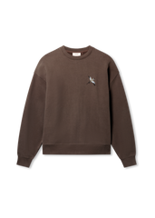 Micro Bee Bird Sweatshirt - Coffee Brown