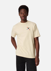 Micro Bee Bird T-Shirt - Pale Beige