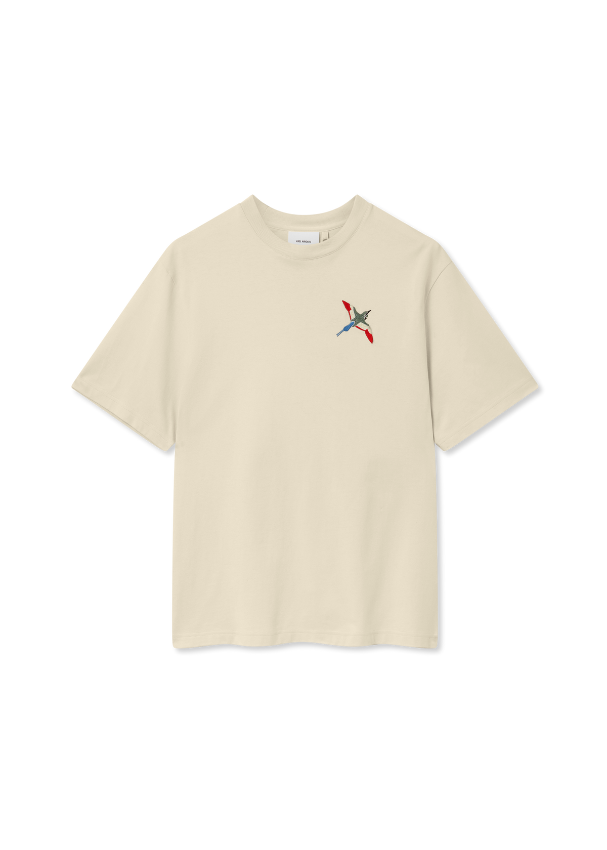 Micro Bee Bird T-Shirt - Pale Beige