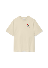 Micro Bee Bird T-Shirt - Pale Beige