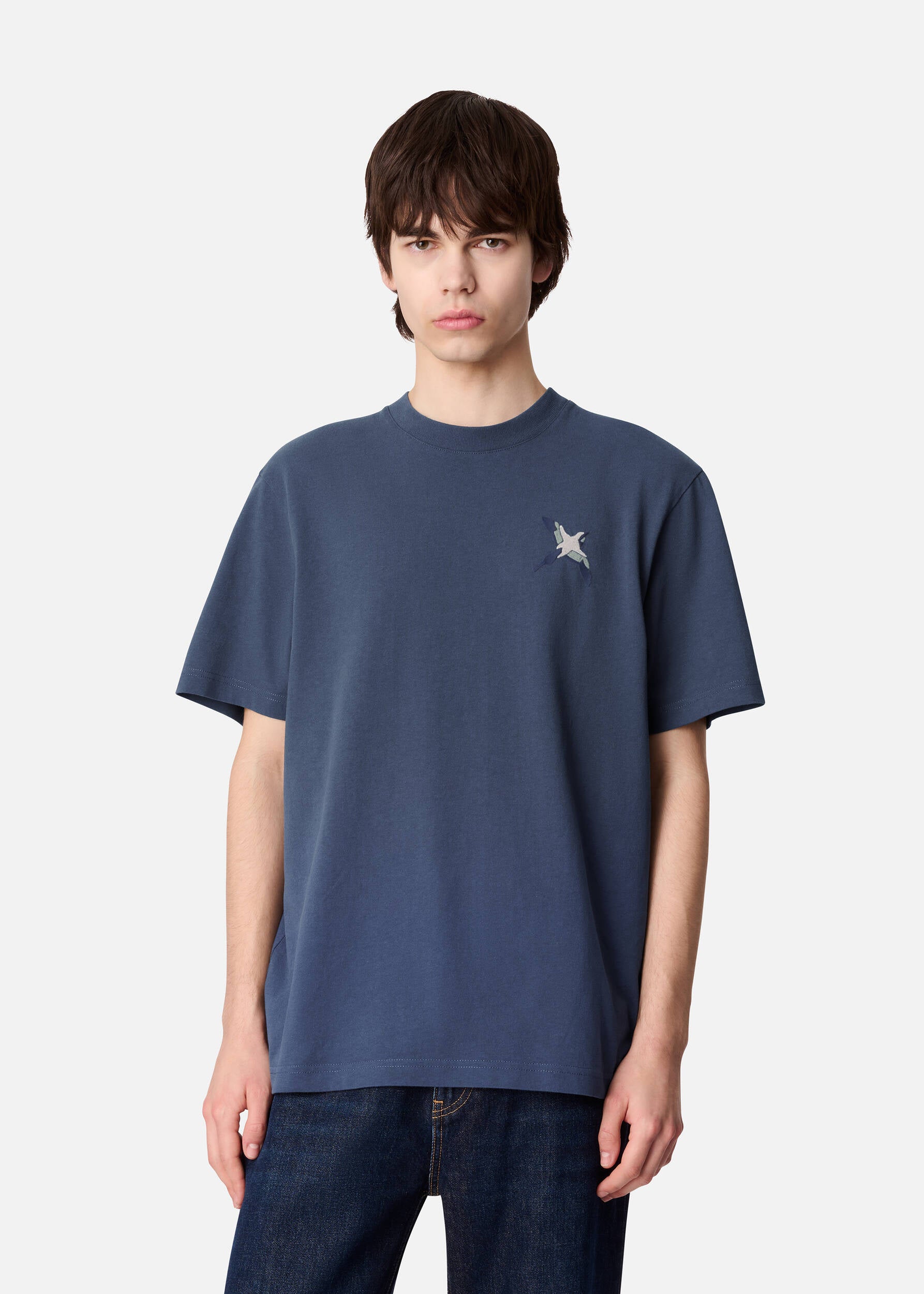 Micro Bee Bird T-Shirt - Smoke Grey