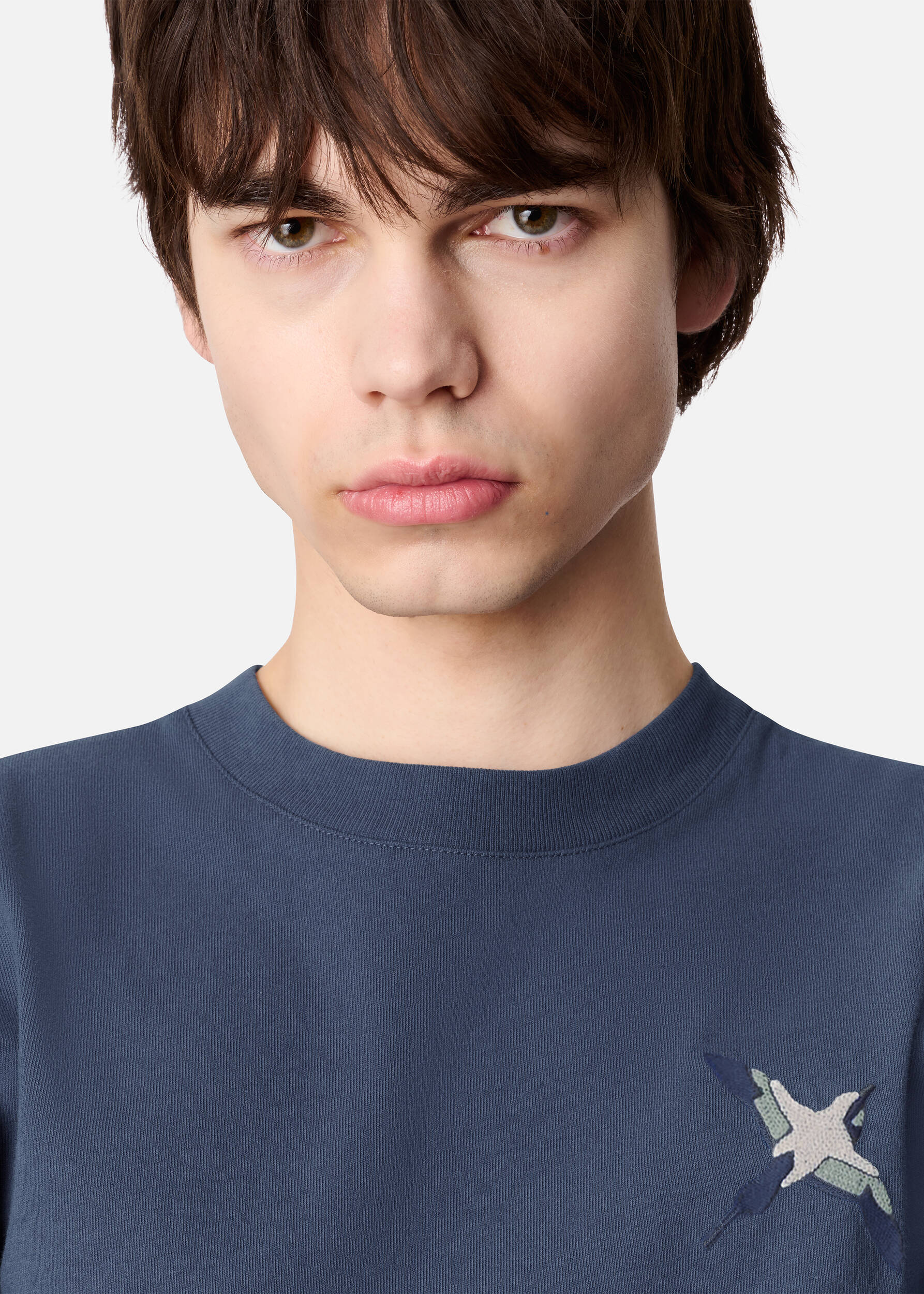 Micro Bee Bird T-Shirt - Smoke Grey