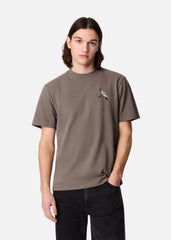 Micro Bee Bird T-Shirt - Coffee Brown