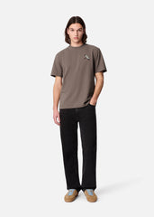 Micro Bee Bird T-Shirt - Coffee Brown