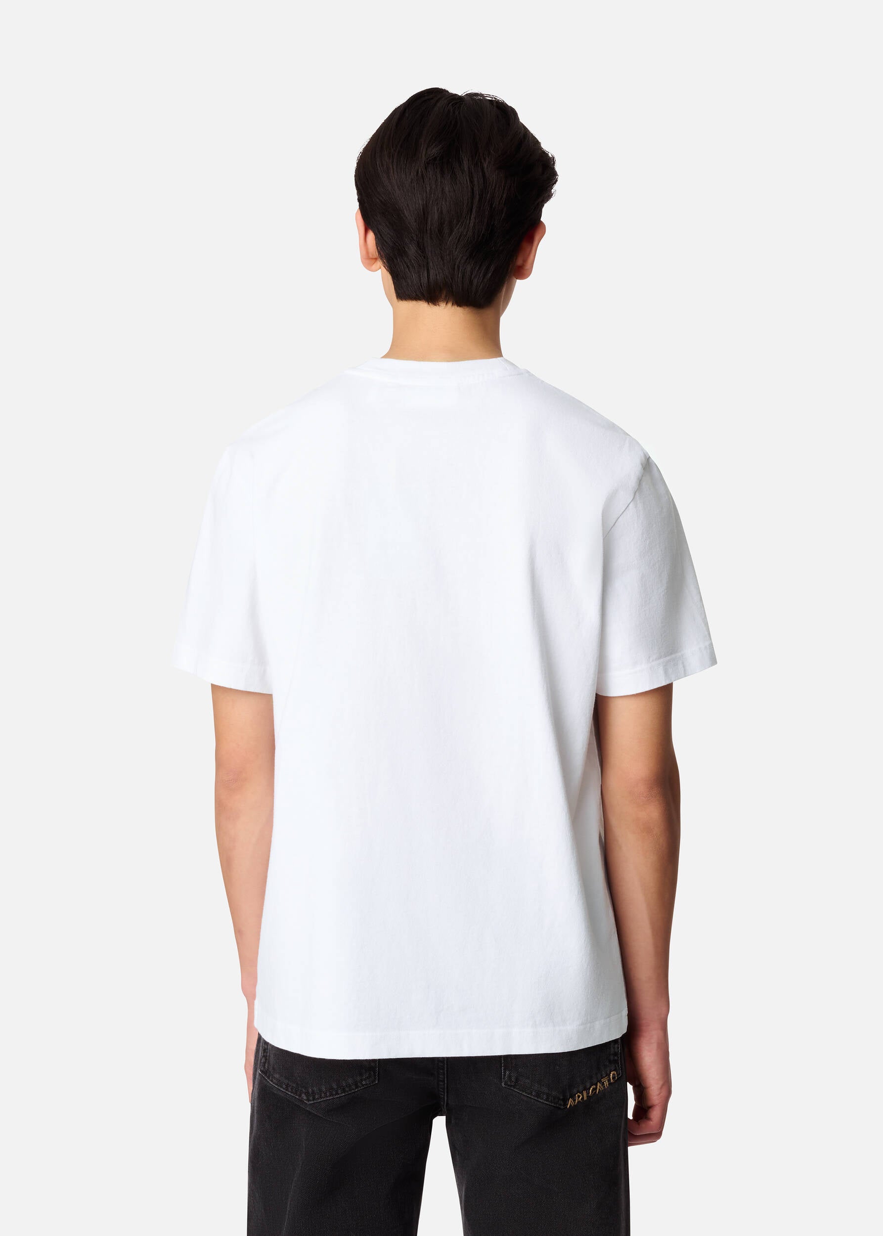 Micro Bee Bird T-Shirt - White/Orange