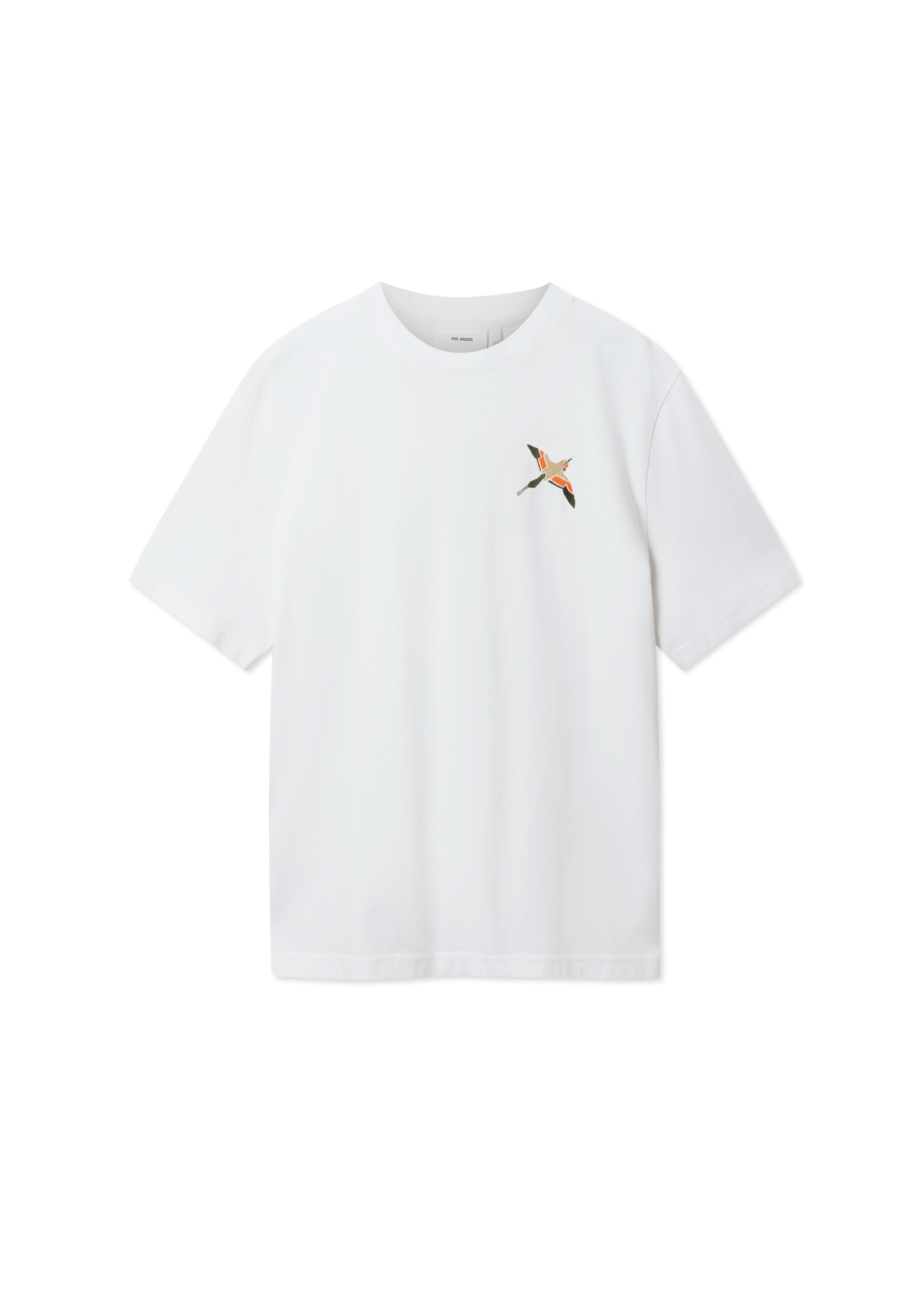 Micro Bee Bird T-Shirt - White/Orange