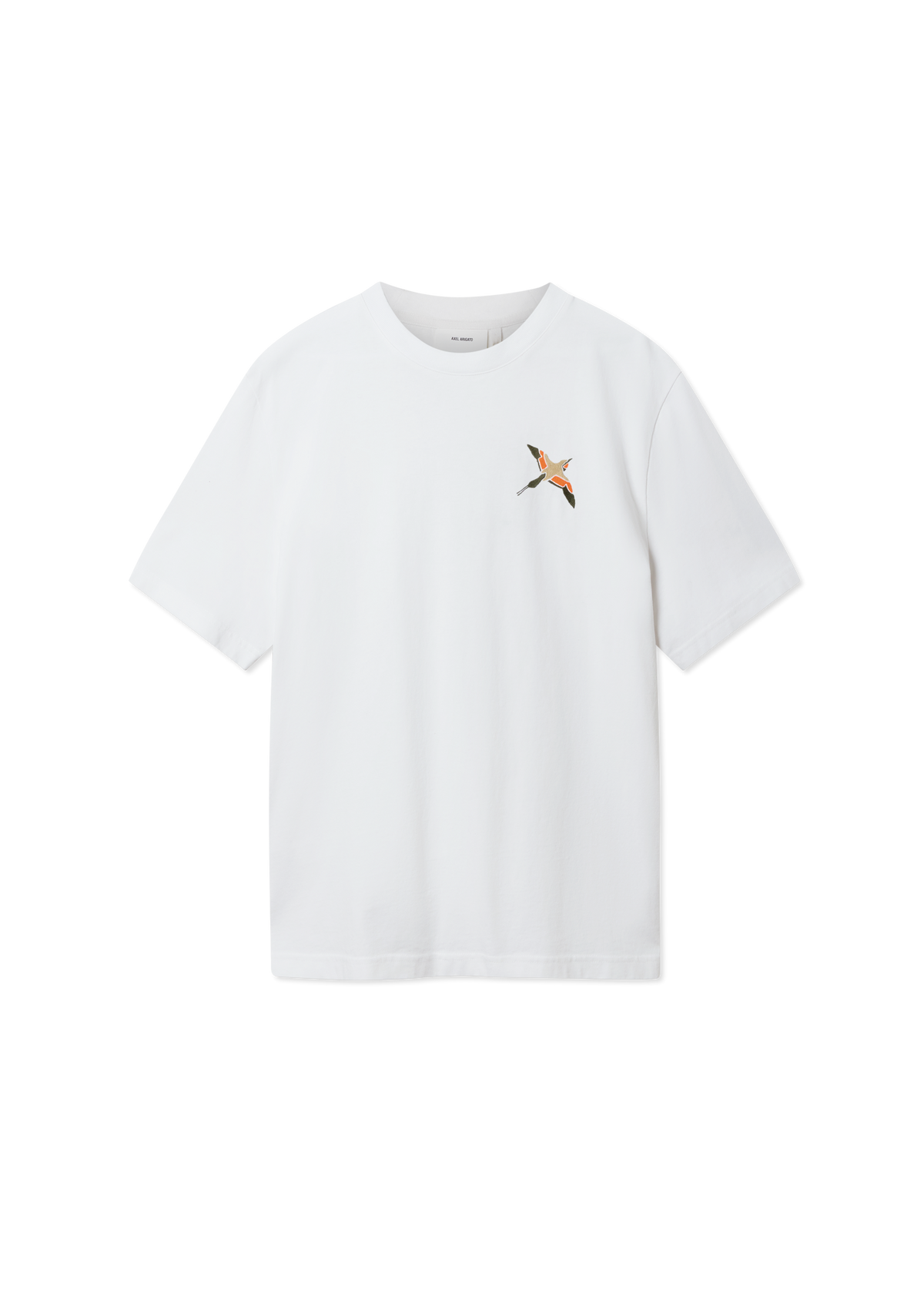 Micro Bee Bird T-Shirt - White/Orange