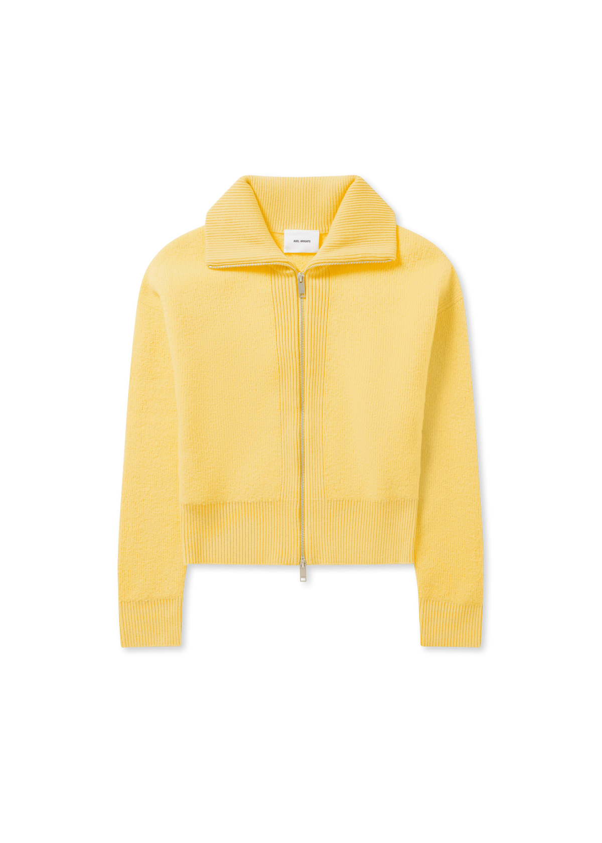 Verve Zip-Up Cardigan - Yellow