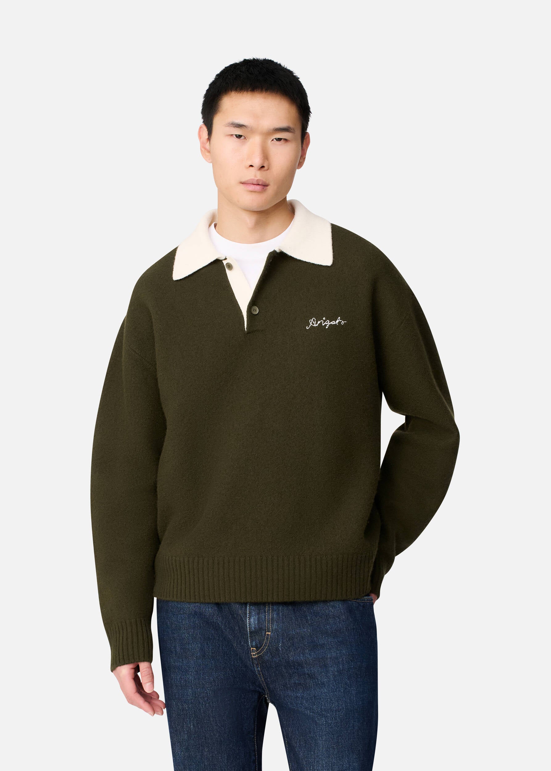 Sonny Polo Sweater - Dark Green