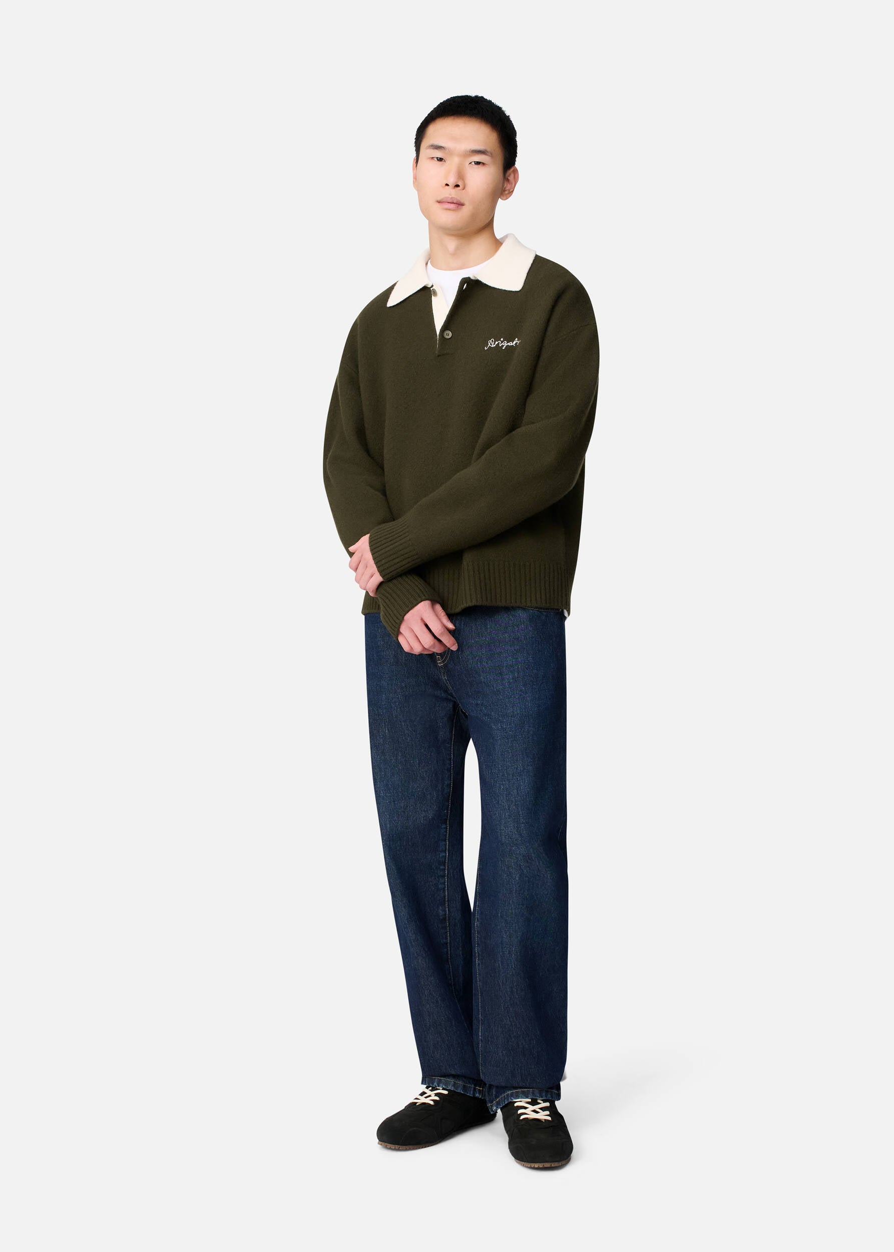 Sonny Polo Sweater - Dark Green