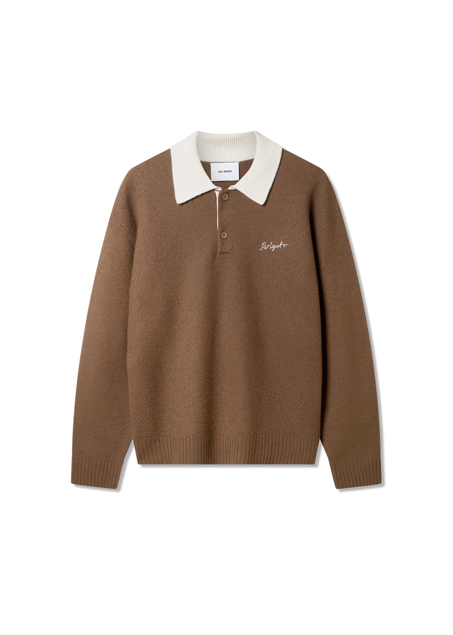 Sonny Polo Sweater - Mid Brown