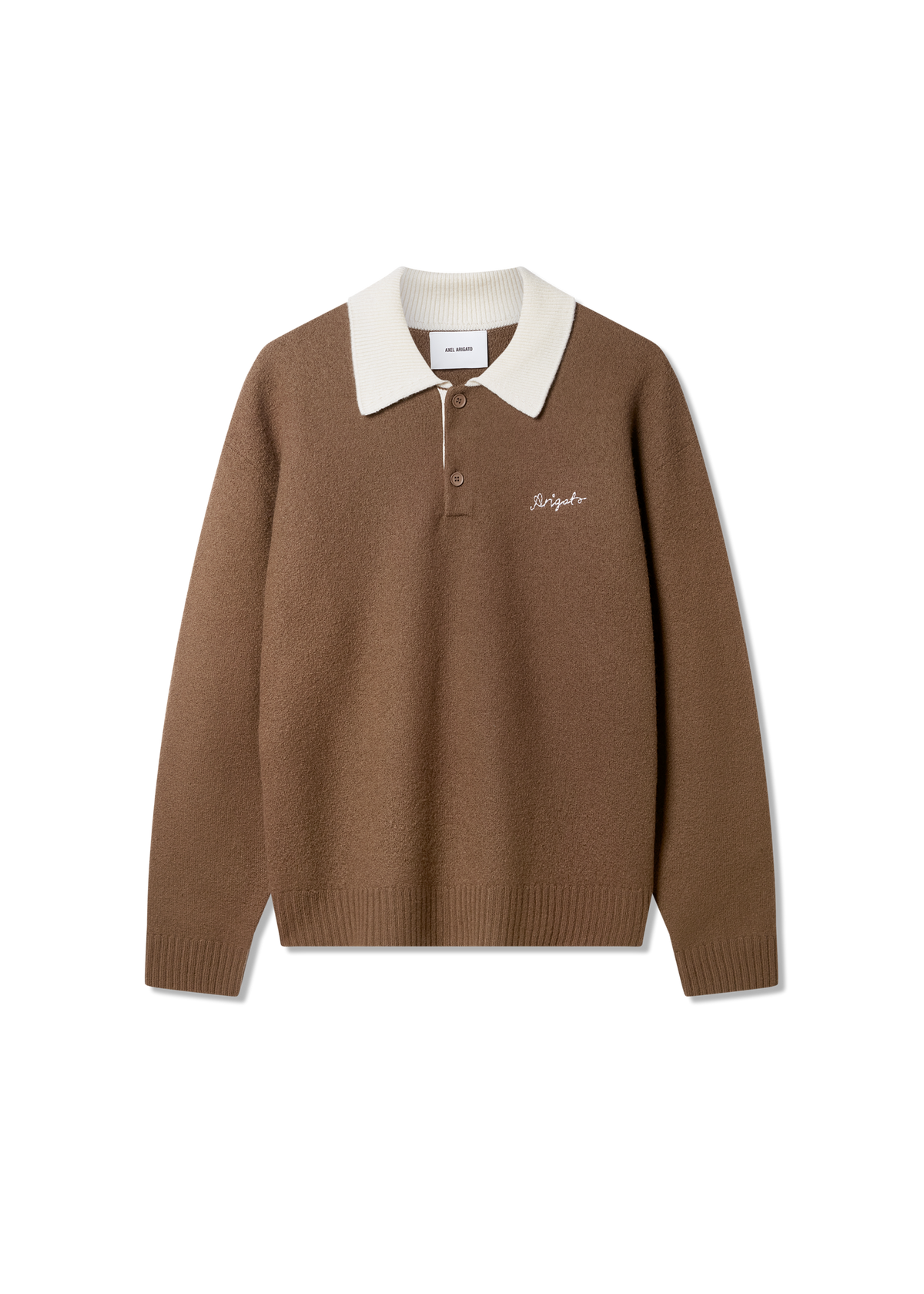 Sonny Polo Sweater - Mid Brown