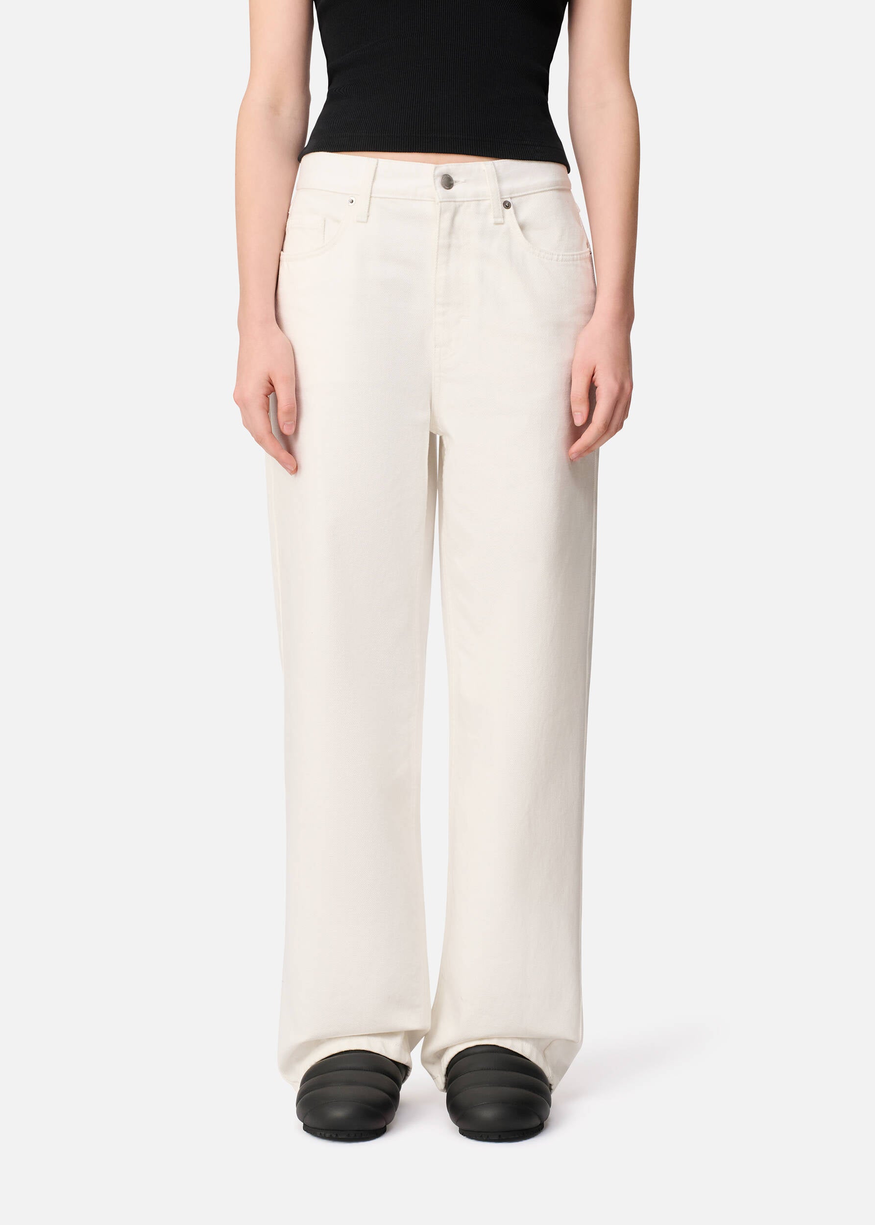 Lidia Straight Jeans - White