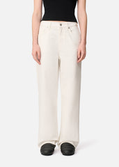 Lidia Straight Jeans - White