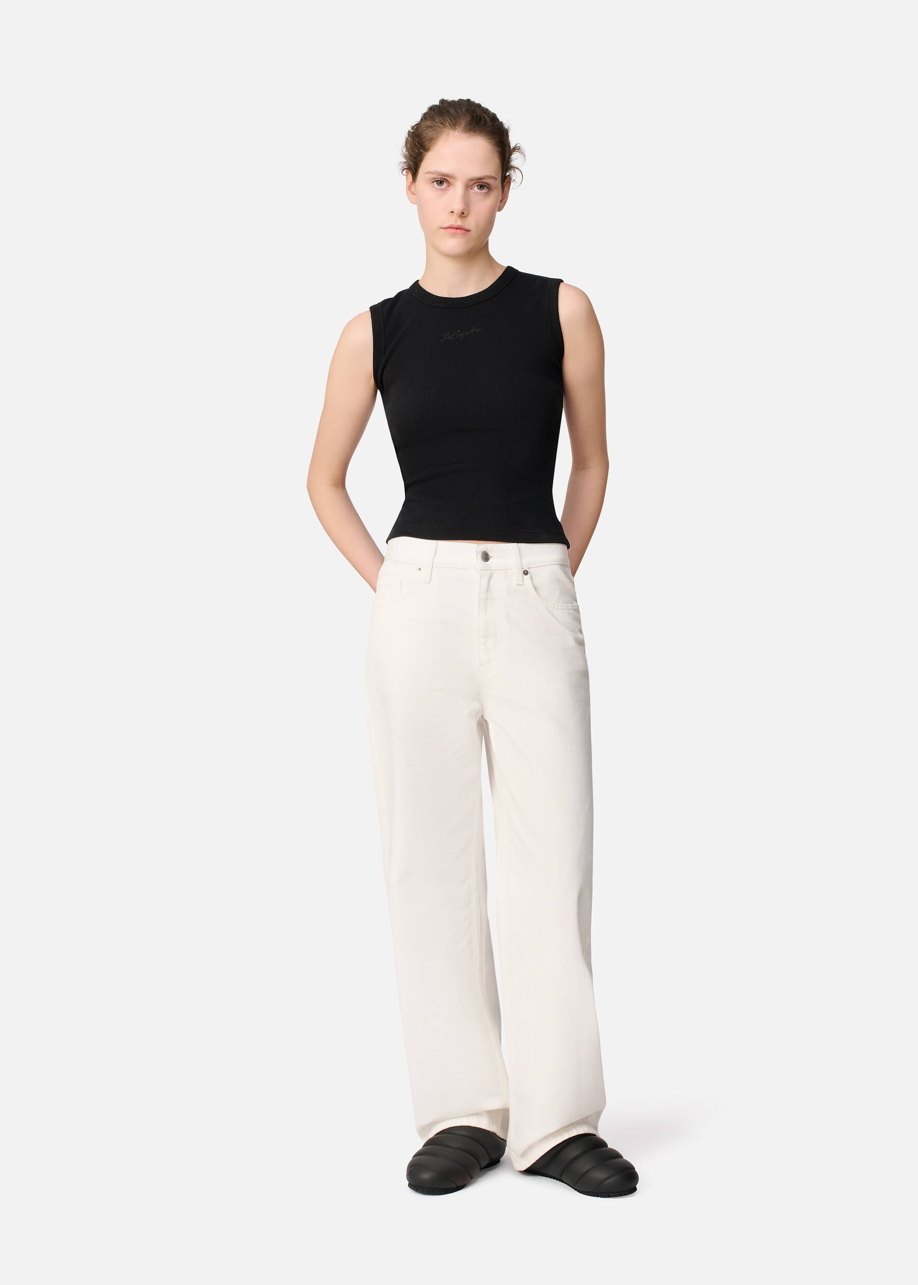 Lidia Straight Jeans - White