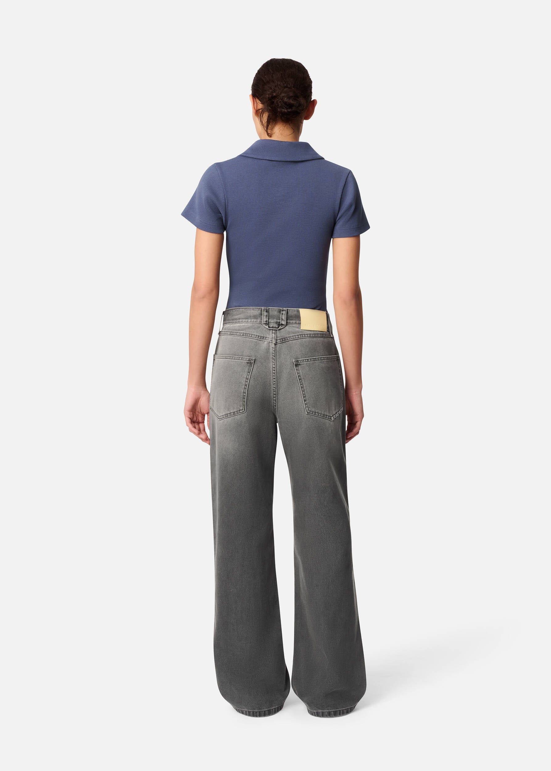 Lidia Straight Jeans - Grey