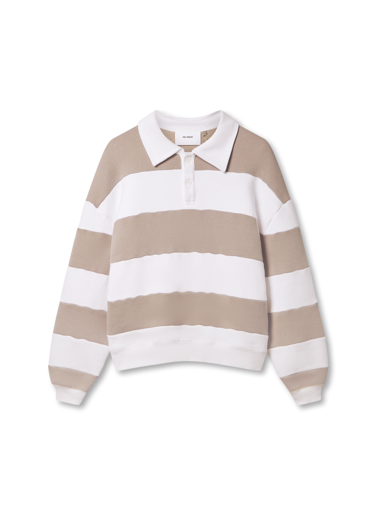 Shift Striped Sweatshirt - White/Stone