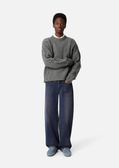 Beam Cable-Knit Sweater - Grey