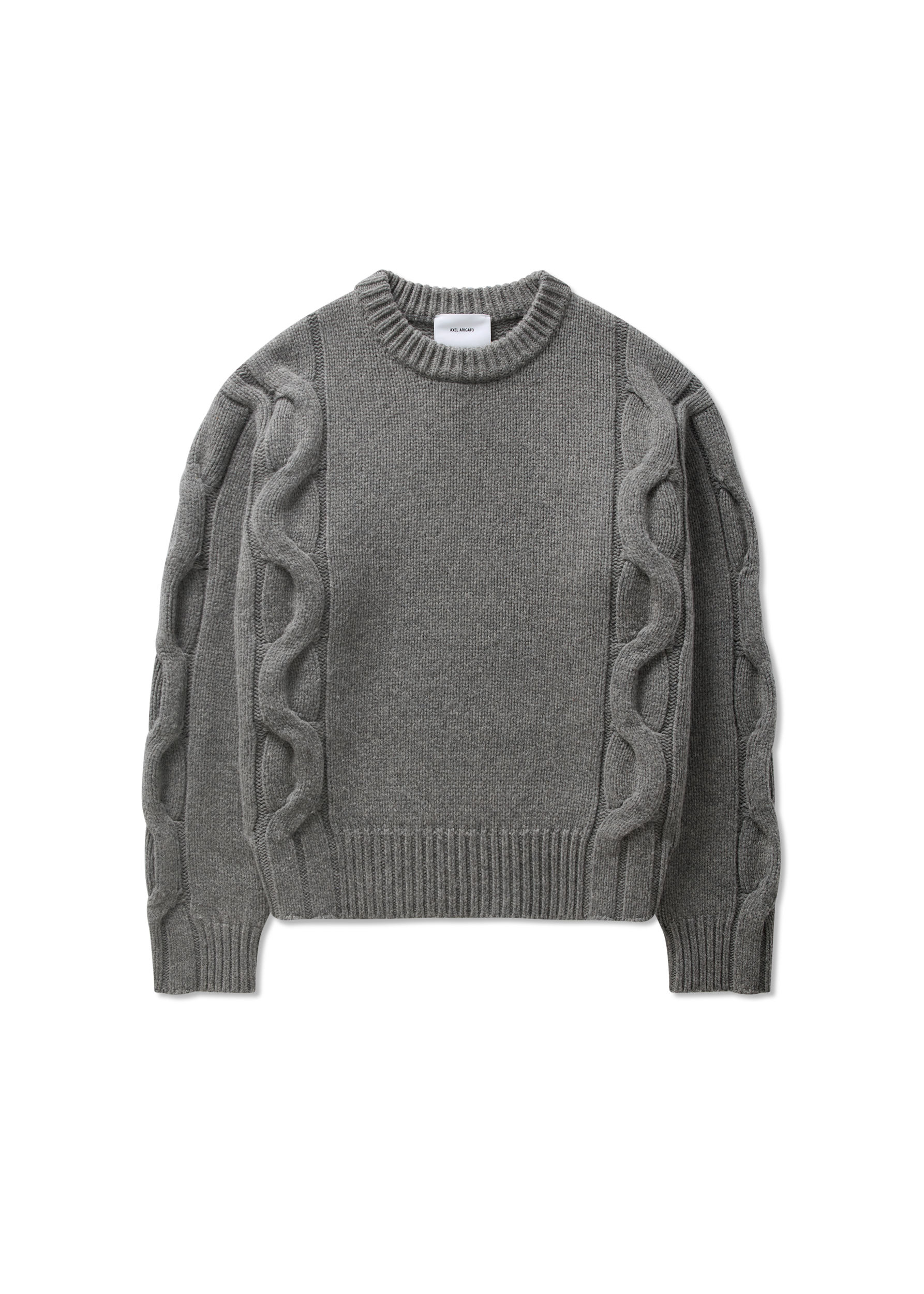 Beam Cable-Knit Sweater - Grey