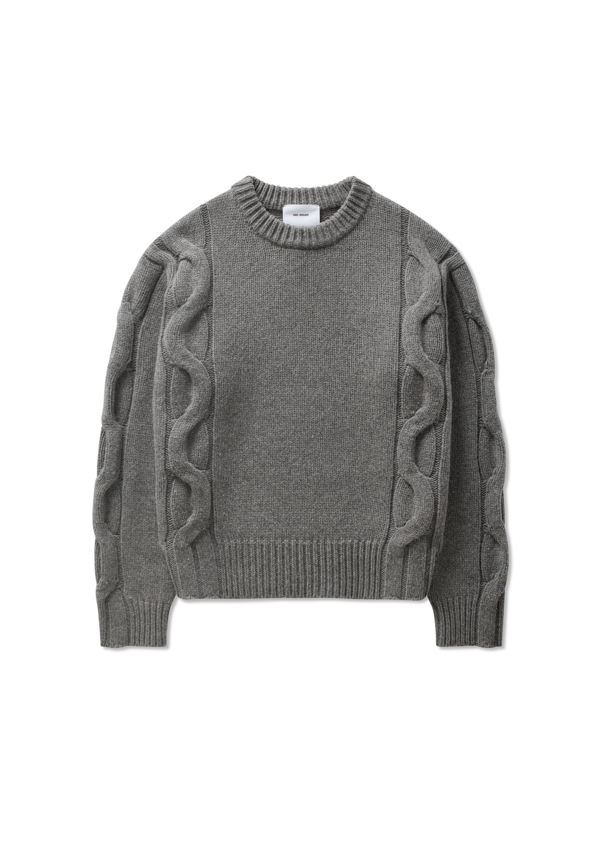 Beam Cable-Knit Sweater - Grey