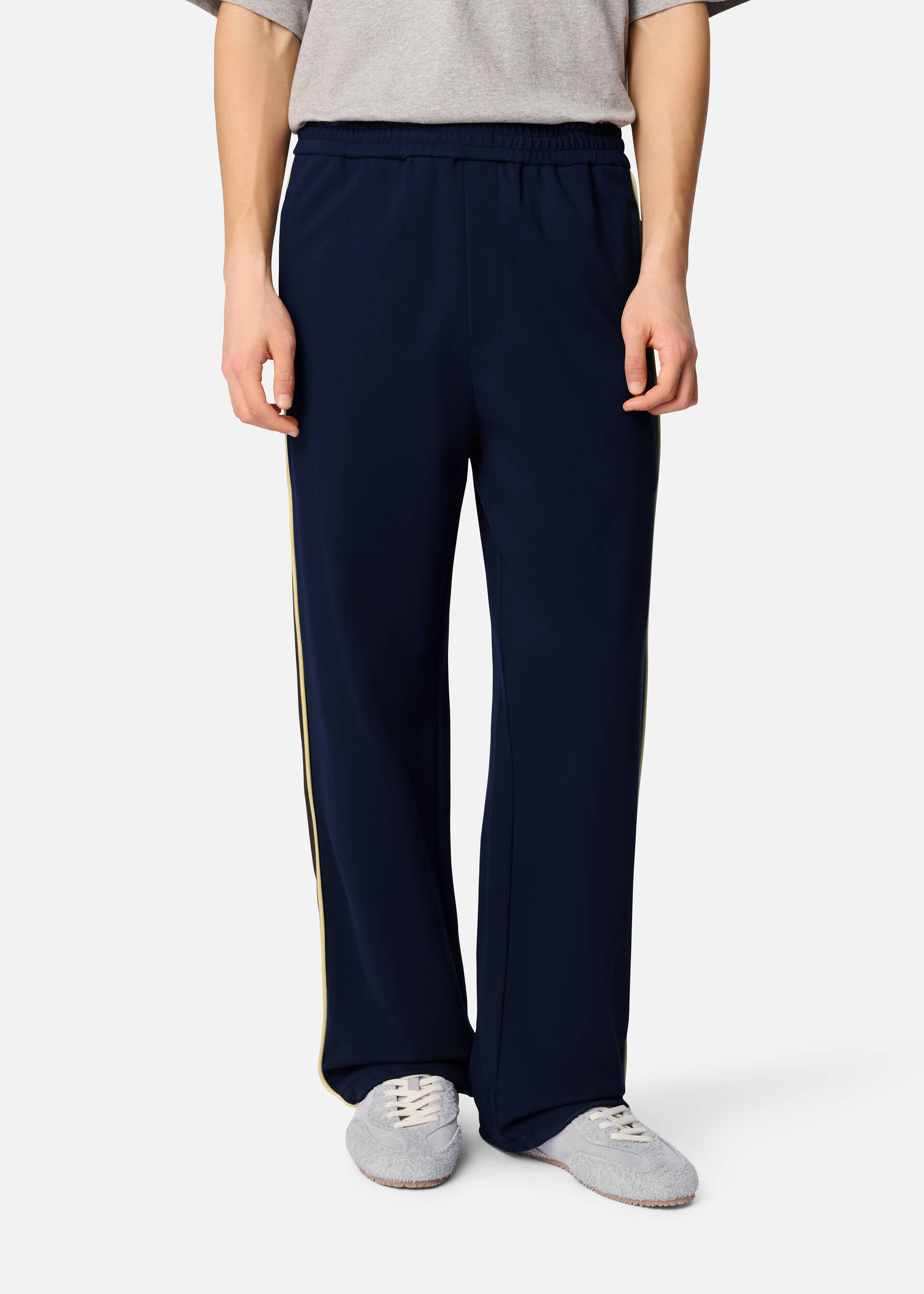 Curb Track Pants - Navy