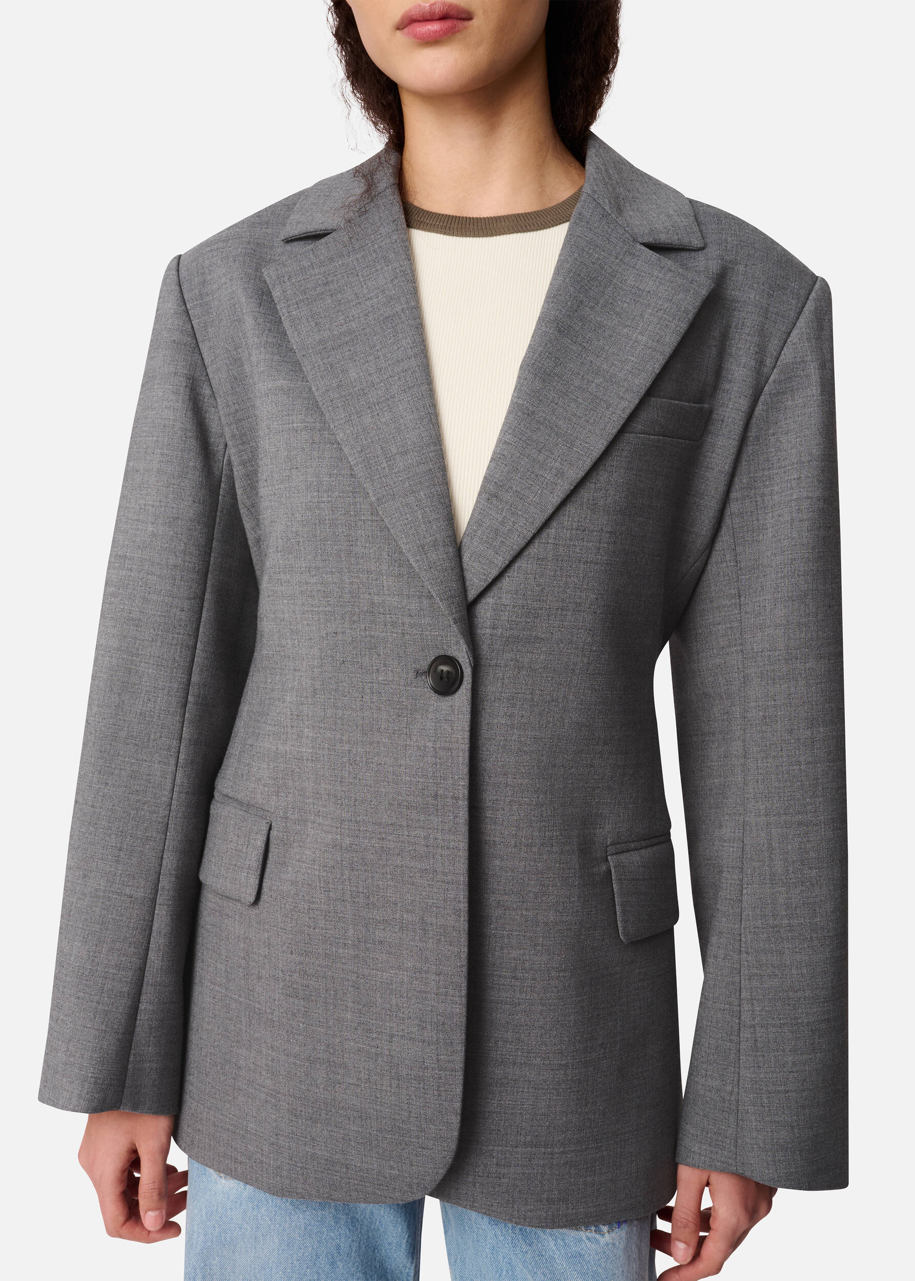 Wren Blazer - Grey