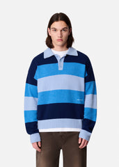 Marine Polo Sweater - Blue