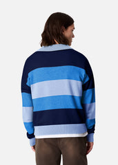 Marine Polo Sweater - Blue
