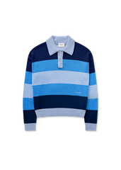 Marine Polo Sweater - Blue